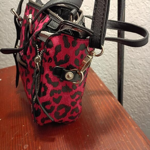Pink and black leopard print y2k purse - Picture 3 of 8